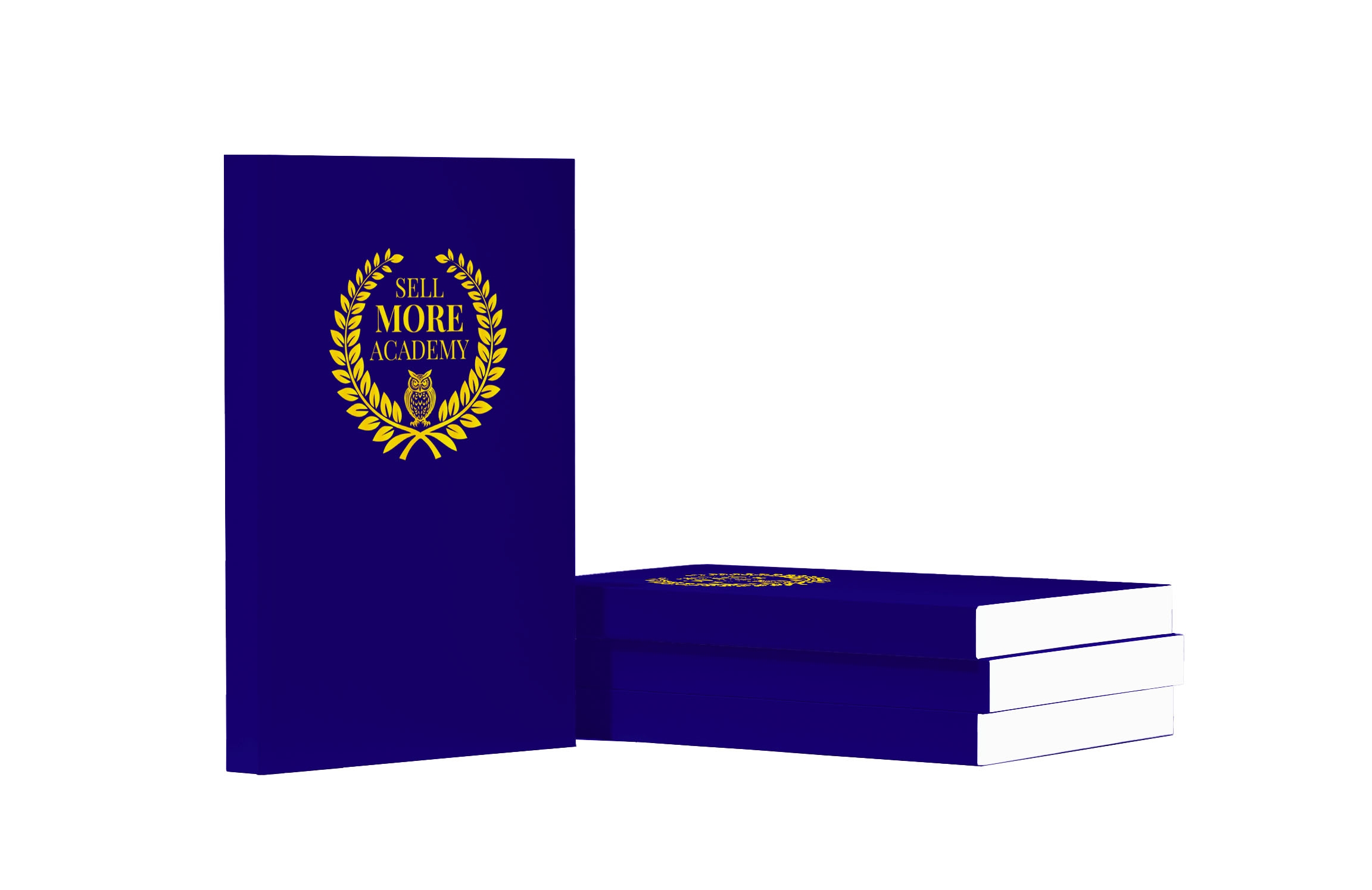 Hardcover Journal — Sell More Academy Notebook (Blue) – Image 3