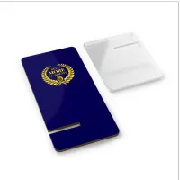 Navy 'Sell More Academy' Smartphone Stand – Foldable Acrylic Mobile Display – Image 2
