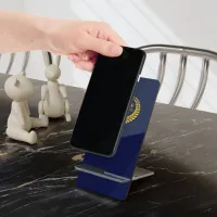 Navy 'Sell More Academy' Smartphone Stand – Foldable Acrylic Mobile Display – Image 5