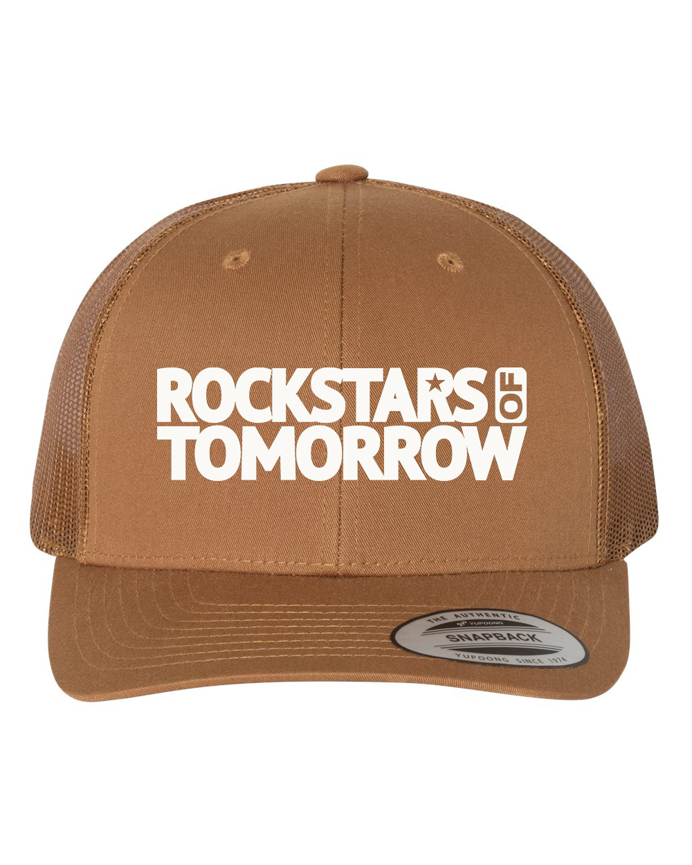 Carmel "baseball style" Hat – White on Carmel