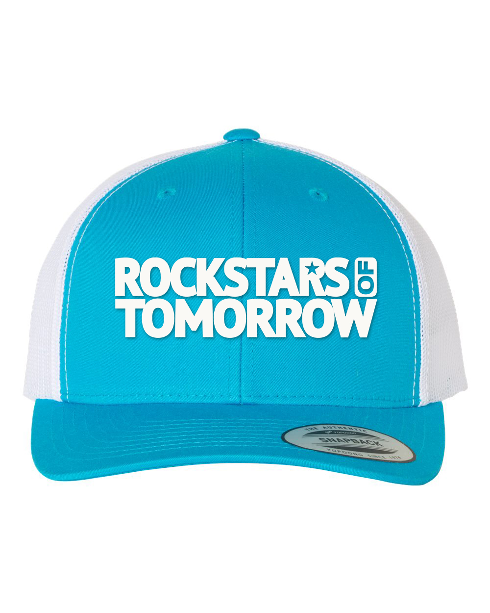 Turquoise_White "baseball style" Hat – Image 1