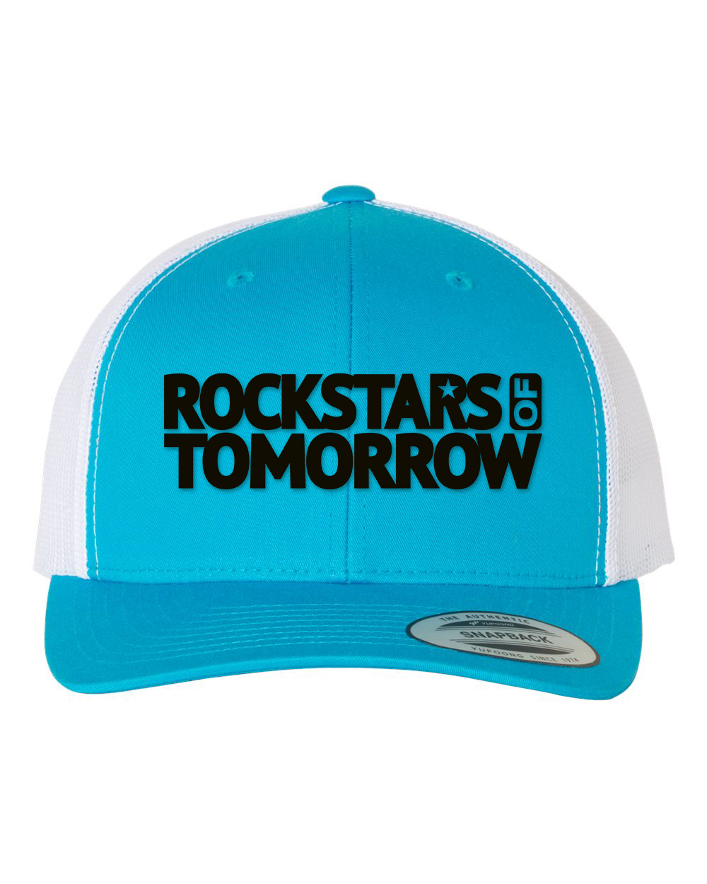 Turquoise_White "baseball style" Hat – Image 2
