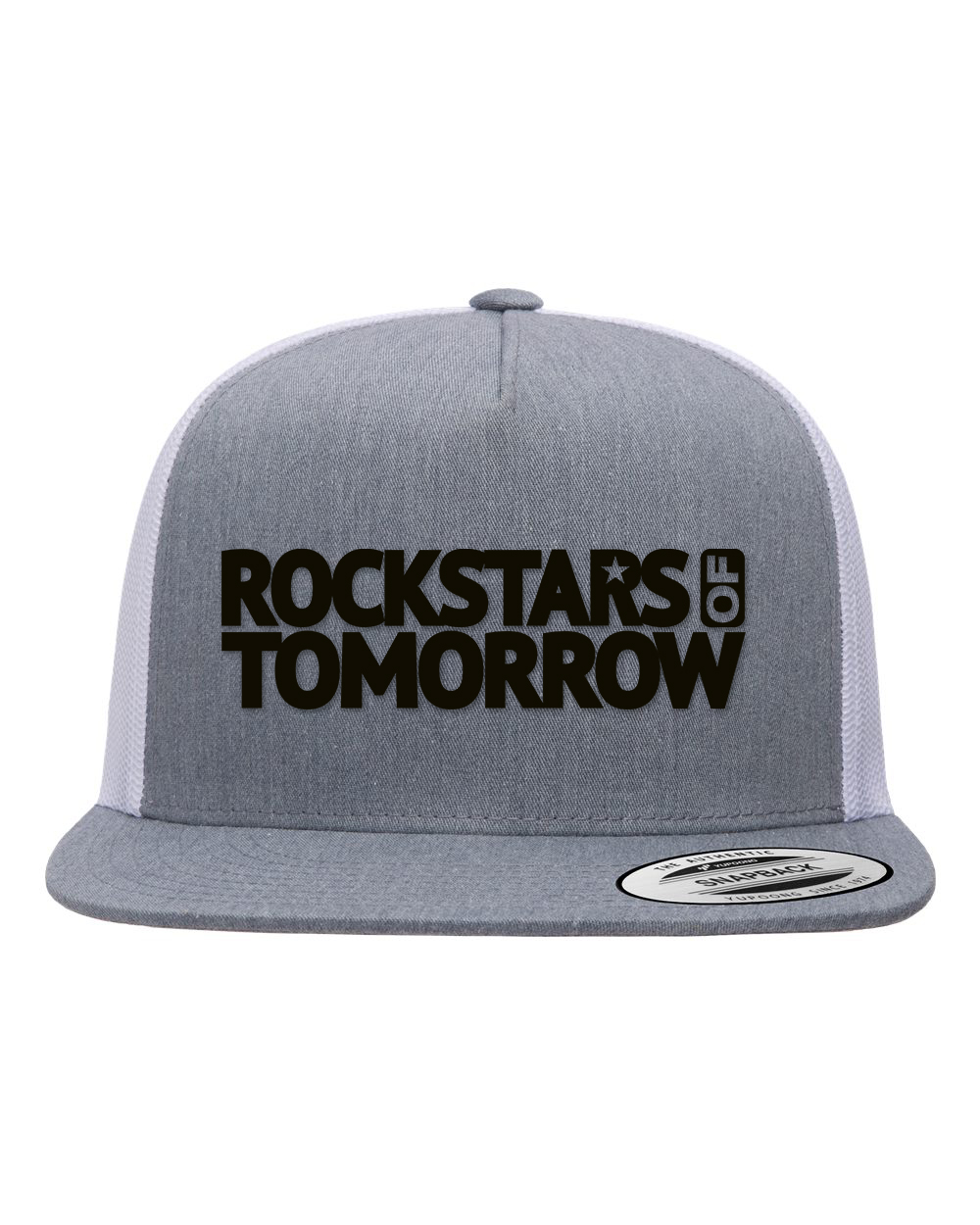 Heather_White "flat-bill style" Hat – Image 2