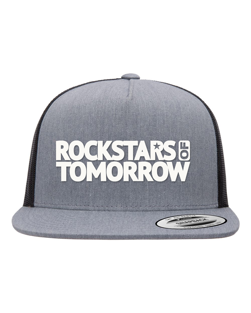 Heather_Black "flat-bill style" Hat – Image 2