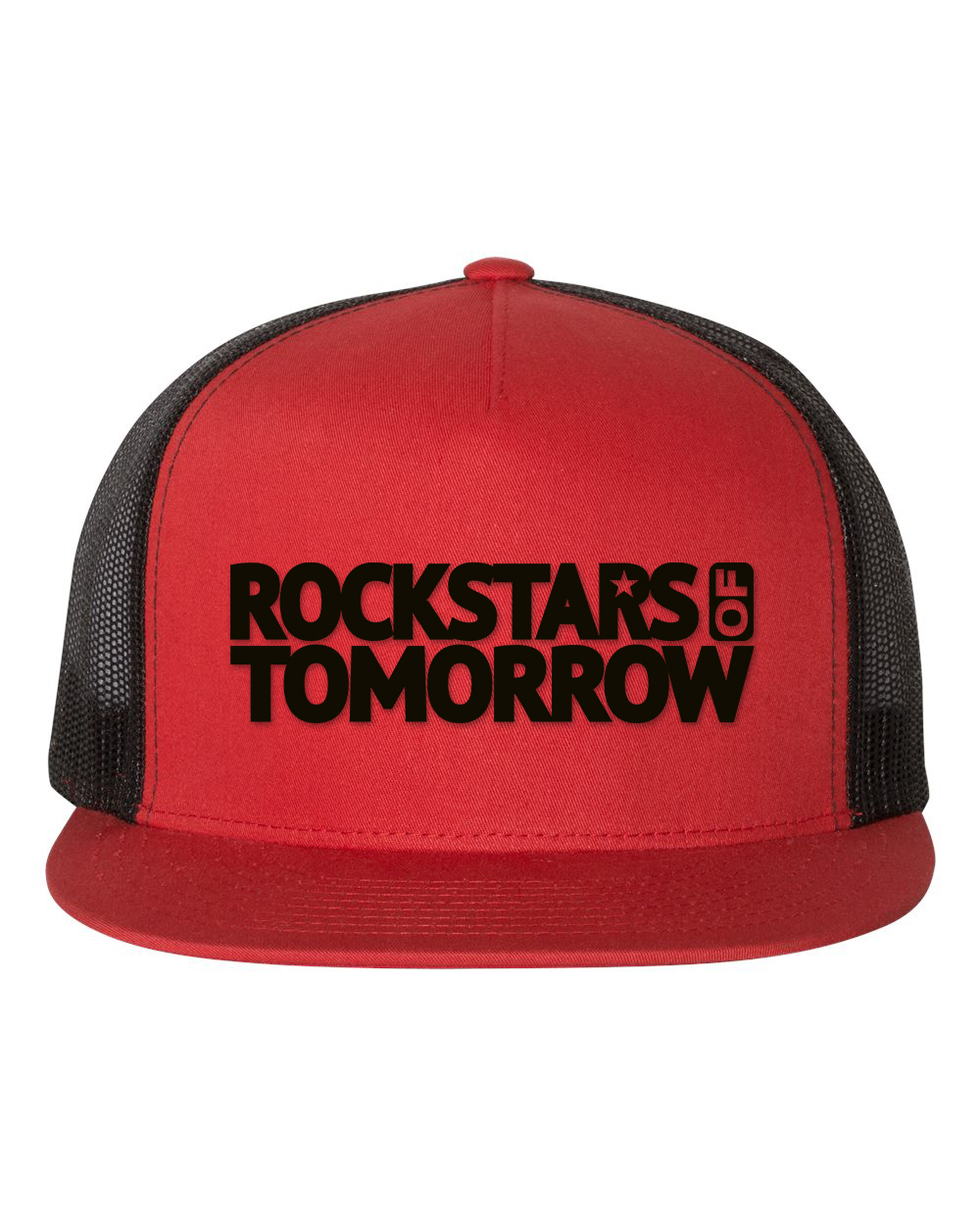Red_Black "flat-bill style" Hat – Image 1