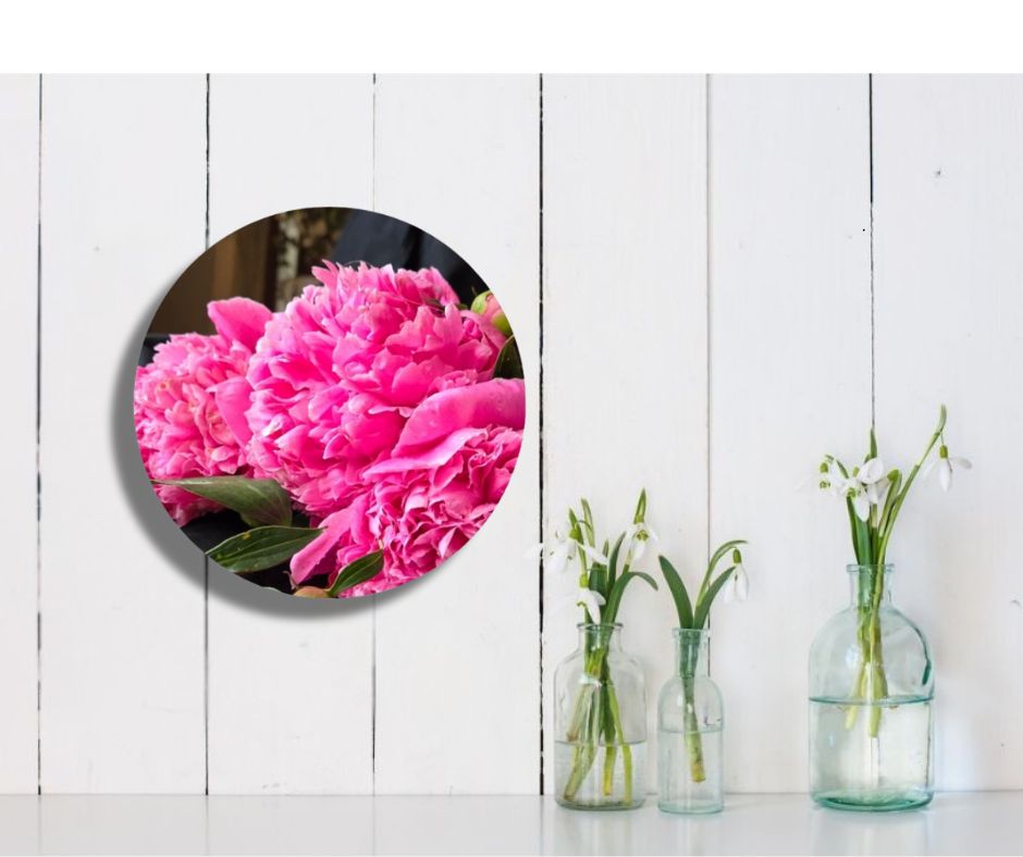 Custom Oil Floral Rounds - 14"  – Image 2