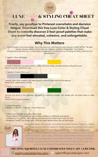Luxe Color & Styling Cheat Sheet – Image 1