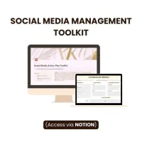 [TEMPLATE] Social Media Marketing Management Dashboard Template (Access via Notion) – Image 1