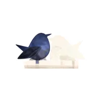 Frame voor 2 vogeltjes van glas – Transparant, Donker blauw