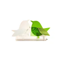 Frame voor 2 vogeltjes van glas – Gras groen, Transparant