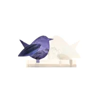 Frame voor 2 vogeltjes van glas – Paars, Transparant