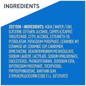 CeraVe Face and Body Moisturizing Cream for Normal to Dry Skin Unscented, 12 oz – Image 2
