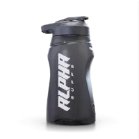 Alpha Supps 64 Ounce Shaker Cup – Black