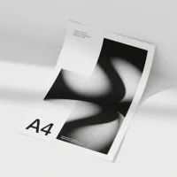 A4 Printed Flyers – Single-Sided Black Printing