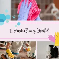 15-Minute Cleaning Checklist Printable – Image 1
