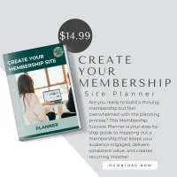 Create Your Membership Site Planner – Image 2