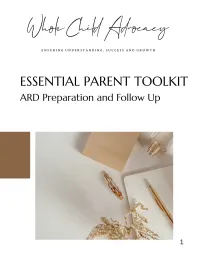 Essential Parent Toolkit - ARDs/IEP Meetings – Image 2