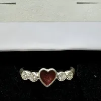 Love Heart, Sterling Silver Memorial Ring with Cubic Zirconia – Image 1