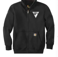 Zip-Up Hoodie Extra Lux Heavyweight Cotton Carhartt Brand – Image 1