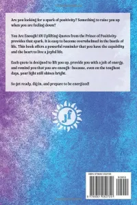 SIGNED copy of You Are Enough! 101 Uplifting Quotes from the Prince of Positivity Paperback Book – Image 2