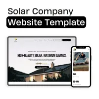 Solar Company Website – Image 1