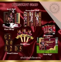 Burgundy Grad Package – Image 1