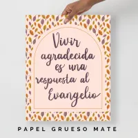 Póster de Otoño: "Vivir agradecida es una respuesta al evangelio" – Imagen 3