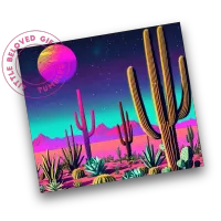 Synthwave Night Desert – Image 1