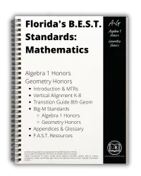 Alg 1 Honors + Geom Honors B1G-M+ (Super Charged) (Florida) – Image 1