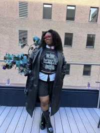 He Loved Us Oversized Tee || Black – Image 3