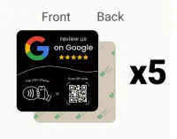 Google Review NFC Plate – Tap or Scan QR Code for Instant Feedback – Image 2
