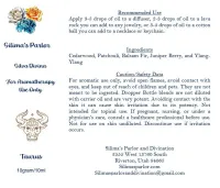 Silva Divina Aromatherapy Blend For Taurus and Ritual – Image 3