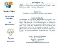 Sacred Bloom And Spice Aromatherapy Blend For Taurus and Ritual – Image 3