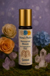 Mercurial Bloom Roller Bottle Blend For Gemini and Ritual – Image 1