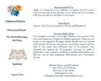 Mercurial Bloom Aromatherapy Blend For Gemini and Ritual – Image 3