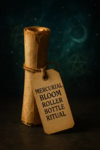 Mercurial Bloom Roller Bottle Blend For Gemini and Ritual – Image 2