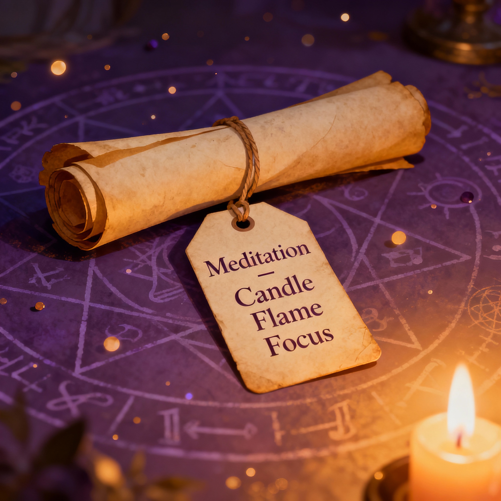 Meditation - Candle Flame Focus – Image 1
