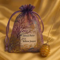 Yellow Jasper Crystal Necklace – Image 4