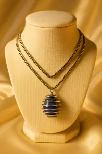  Sodalite Crystal Necklace – Image 3