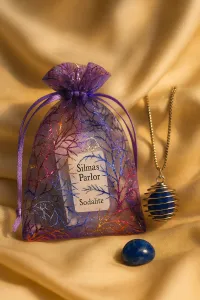  Sodalite Crystal Necklace – Image 4