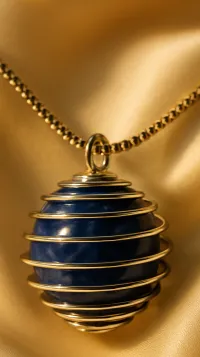  Sodalite Crystal Necklace – Image 2