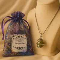 Serpentine Crystal Necklace – Image 4