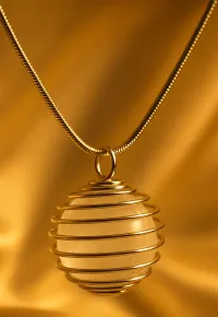  Selenite Crystal Necklace – Image 3