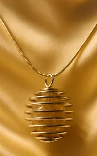 Rutilated Quartz Crystal Necklace – Image 2