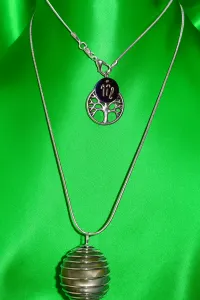 Moss Agate Crystal Necklace – Image 3