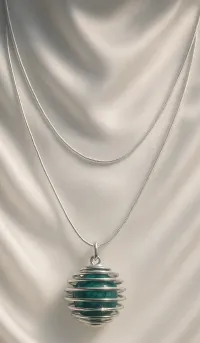  Malachite Crystal Necklace – Image 2