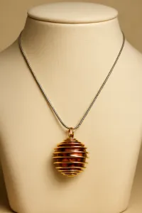 Mahogany Obsidian Crystal Necklace – Image 2