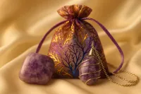  Lepidolite Crystal Necklace – Image 4
