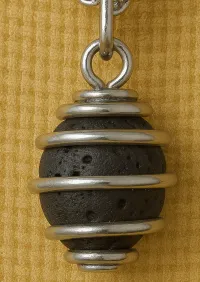 Lava Stone Crystal Necklace – Image 2
