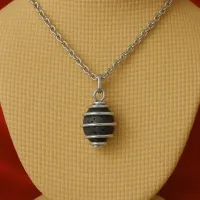 Lava Stone Crystal Necklace – Image 3
